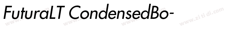 FuturaLT CondensedBo字体转换